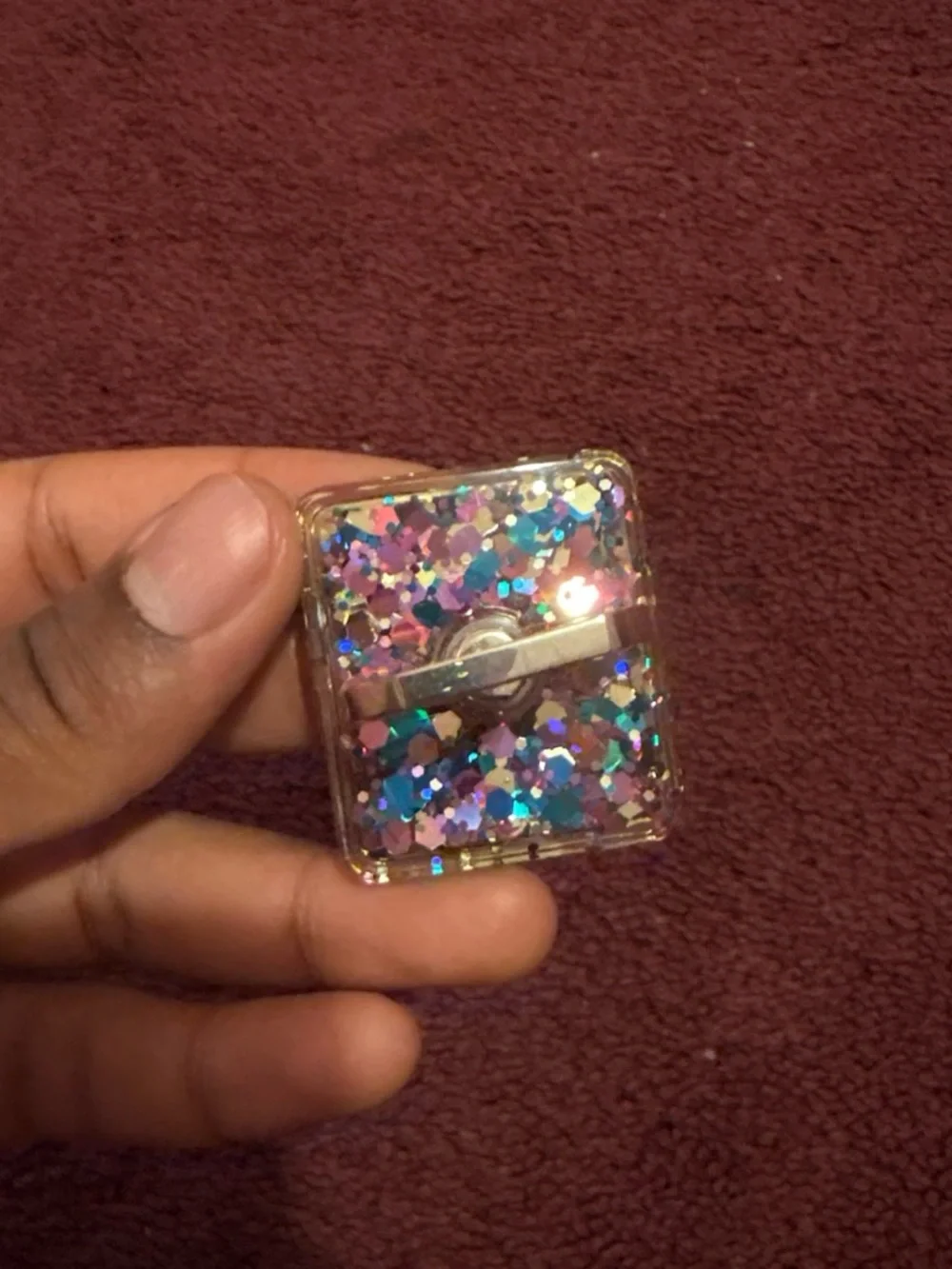 Glitter Ring holder and kickstand - Multicolor